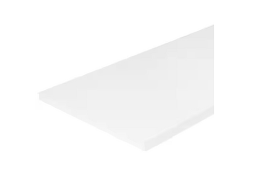 Everbilt 10 in. W x 48 in. D, White, Laminate Decorative Wall Shelf