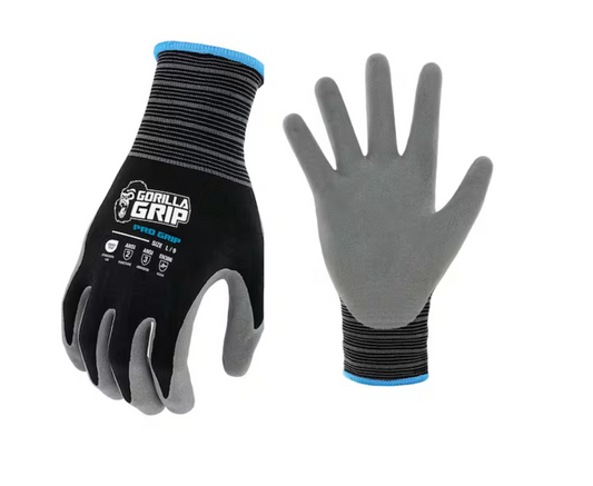 GORILLA GRIP Large Pro Grip Outdoor and Work Glove