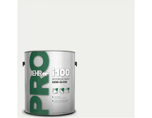 BEHR PRO 1 gal. i100 White Base Semi-Gloss Interior Paint
