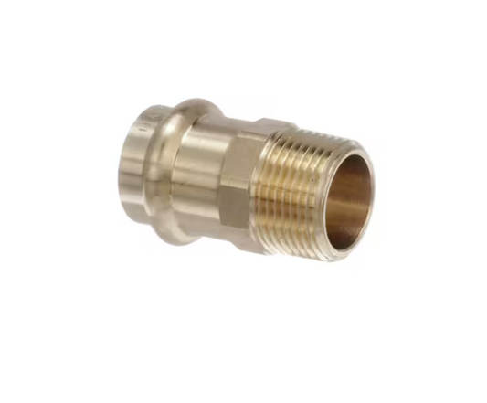 Viega ProPress 3/4 in. Press x 3/4 in. MPT Zero-Lead Bronze Adapter