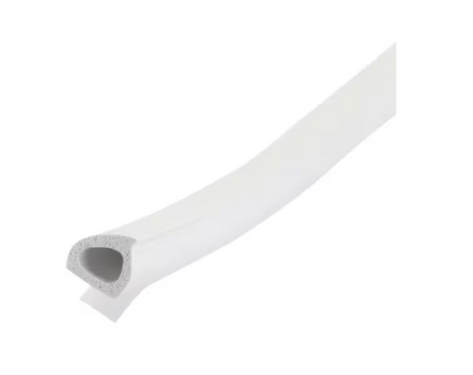 M-D Building Products 0.375 in. x 17 ft. White Silicone Rubber Window Seal for Ex-Large Gaps Weatherstrip Roll