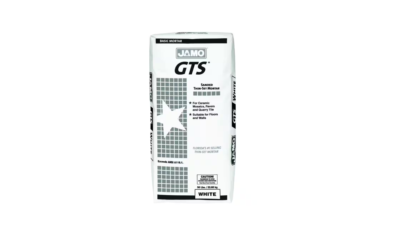 Custom Building Products Jamo GTS 50 lb. White Sanded Thinset Mortar
