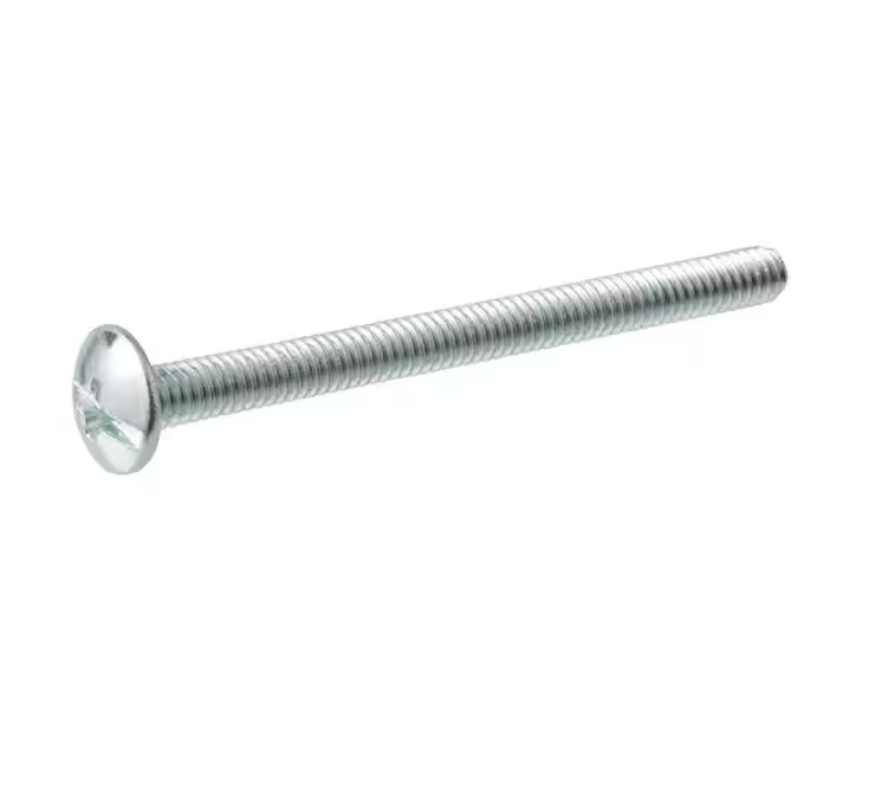 Everbilt #8-32 x 2 in. Zinc-Plated Truss Head Combo Drive Cabinet Knob Screw (10-Piece)