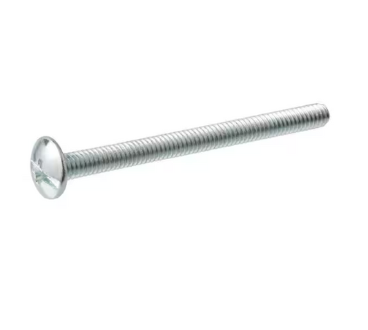 Everbilt #8-32 x 2 in. Zinc-Plated Truss Head Combo Drive Cabinet Knob Screw (10-Piece)