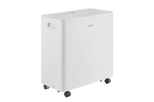 Vissani 50 pt. Dehumidifier up to 4,500 sq. ft. ENERGY STAR for Basement, Garage, or Wet Rooms in White