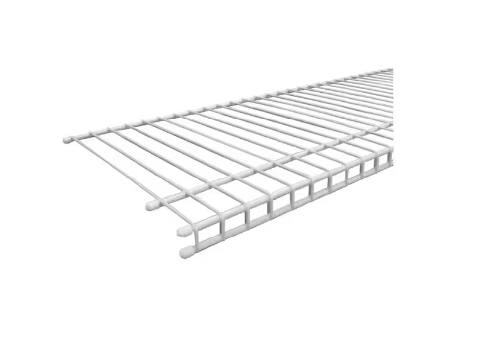 ClosetMaid SuperSlide 48 in. L x 12 in. D White Wire Closet Shelf