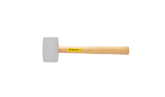 Stanley 16 oz. White Rubber Mallet