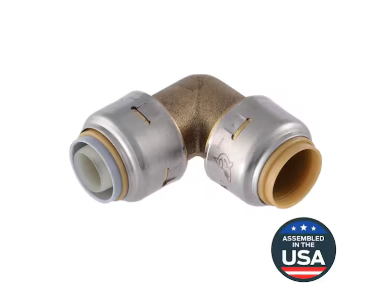 SharkBite Max 1/2 in. Push-to-Connect Brass 90-Degree Polybutylene Conversion Elbow Fitting