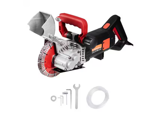 SKYSHALO Wall Chaser, 23 x 7 in. 2500 W 38 mm/1.5 in. Cutting Width, Wall Groove Cutting Machine 52 mm/2 in. Cutting Depth