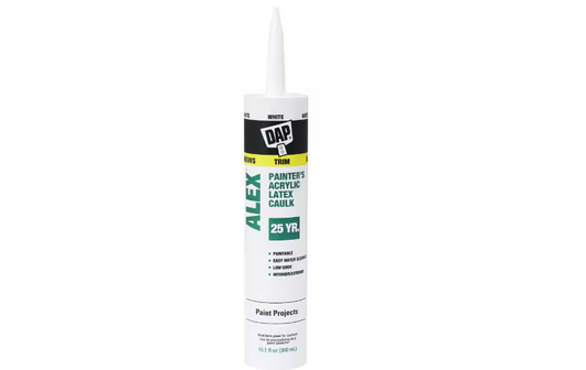 DAP Alex Painter's 10.1 oz. White All-Purpose Acrylic Latex Caulk