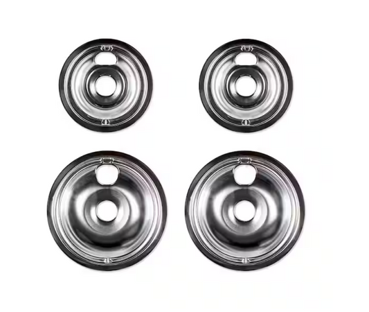 Everbilt Chrome Drip Bowl for GE Electric Ranges (4-Pack)