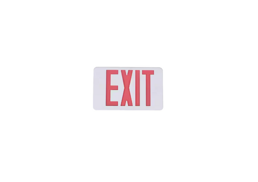 Commercial Electric 14-Watt Equivalent Integrated LED White Exit Sign with Ni-Cad 4.8-Volt Battery