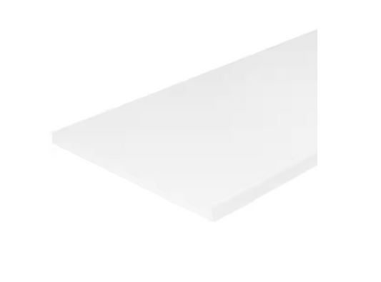 Everbilt 12 in. W x 72 in. D, White, Laminate Decorative Wall Shelf