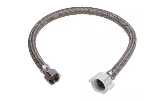 BrassCraft 1/2 in. Compression x 7/8 in. Ballcock Nut x 20 in. Braided Polymer Toilet Supply Line