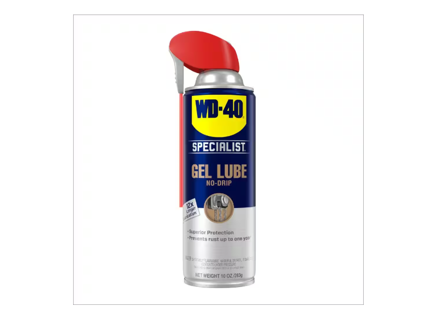WD-40 SPECIALIST 10 oz. Gel Lube, No-Drip Formula with Smart Straw Spray