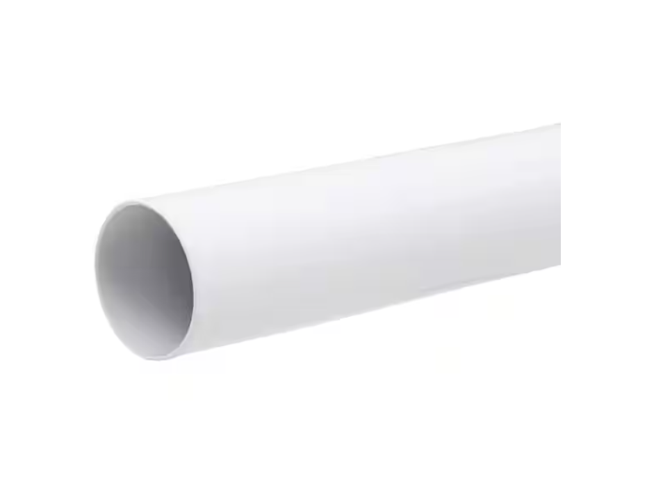 Everbilt 6 ft. long, 1.25 in. wide, White Steel Closet Rod
