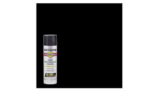 Rust-Oleum Professional 15 oz. High Performance Enamel Gloss Black Spray Paint