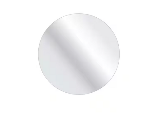 Glacier Bay 24 in. W x 24 in. H Frameless Circular Polished Edge Mirror with Float Mount