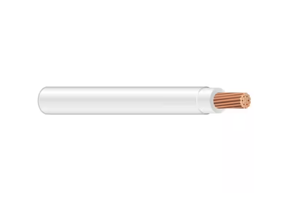 Southwire (By-the-Foot) 12 White Stranded CU THHN Wire