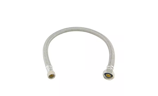 BrassCraft 3/8 in. Compression x 1/2 in. FIP x 20 in. Braided Polymer Faucet Supply Line