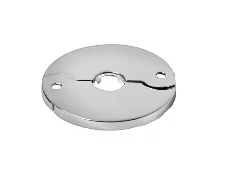 Oatey 1/2 in. Copper Tube Size Split Flange Escutcheon Plate in Chrome-Plated Steel