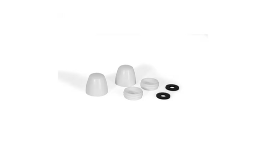 Fluidmaster Secure Cap Universal Toilet Bolt Caps in White