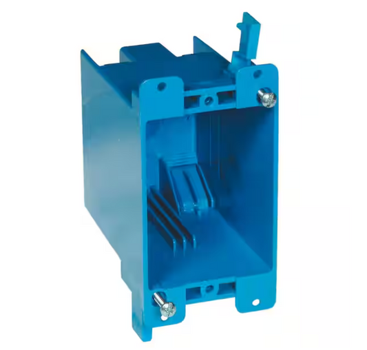Carlon 1-Gang 20 cu. in. Electrical PVC Old Work Electrical Switch and Outlet Box (B120R)