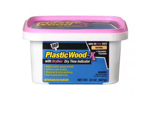 DAP Plastic Wood-X with DryDex 32 oz. Natural All-Purpose Wood Filler