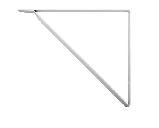 Everbilt 10-1/4 in. x 1 in. White Shelf Bracket