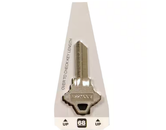 Hillman #68 Schlage Key Blank