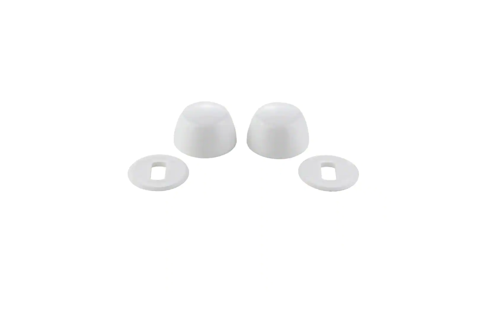 Everbilt 1 in. Toilet Bolt Caps (2-Pack)