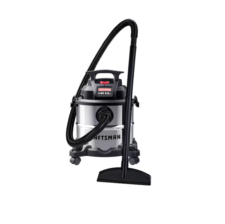 CRAFTSMAN 5-Gallon 4 HP Corded Wet/Dry Shop Vacuum with Accessories Included