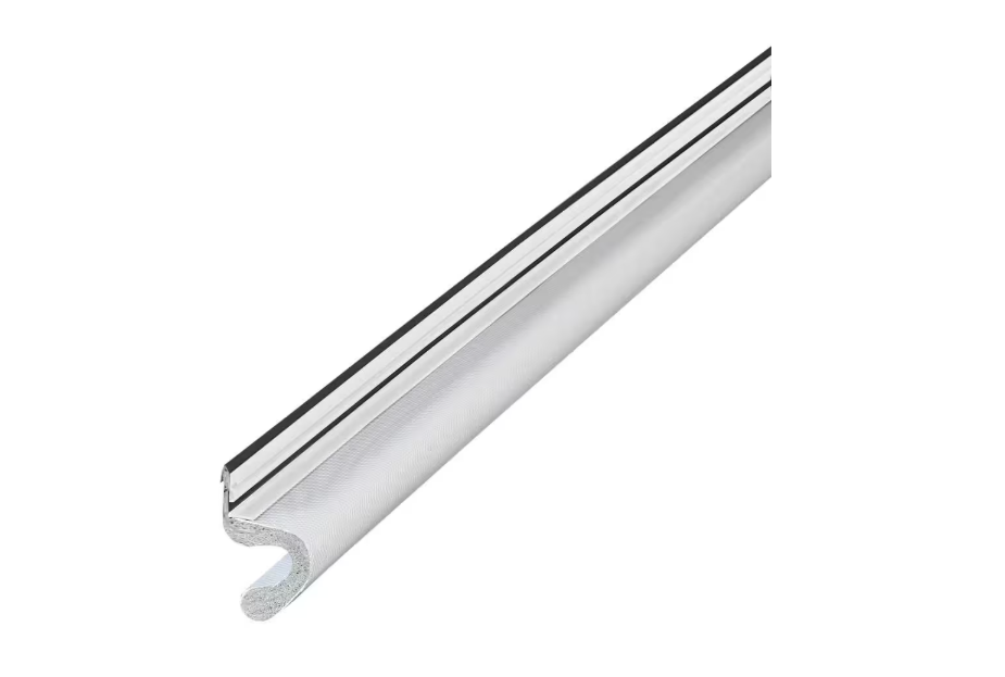 M-D Building Products 81 in. White Vinyl-coated Foam Top and Sides Door Seal for Doors with Kerf/Channel