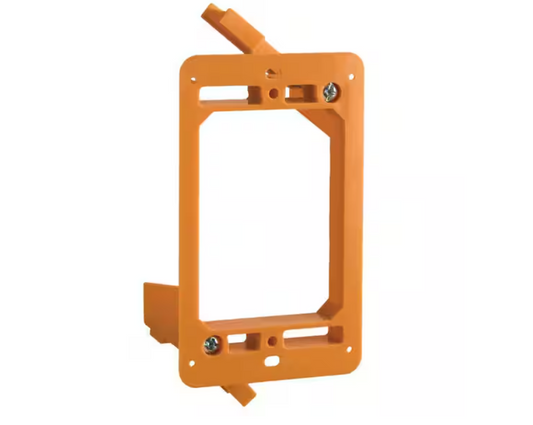 Carlon 1-Gang Non-Metallic Low-Voltage Old Work Bracket (SC100RR)