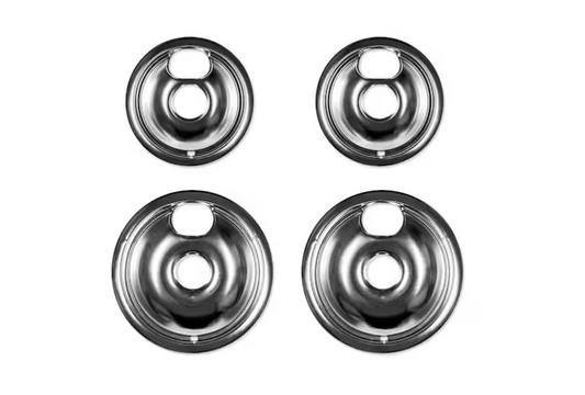 Everbilt Universal Chrome Drip Bowl for Electric Ranges (4-Pack)