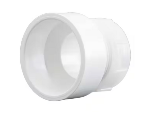 Charlotte Pipe 1-1/2 in. PVC DWV Female Trap Adapter with Washer/P-Nut