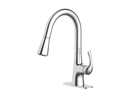 Glacier Bay Clare Single Handle Pull Down Laundry Utility Faucet in Chrome