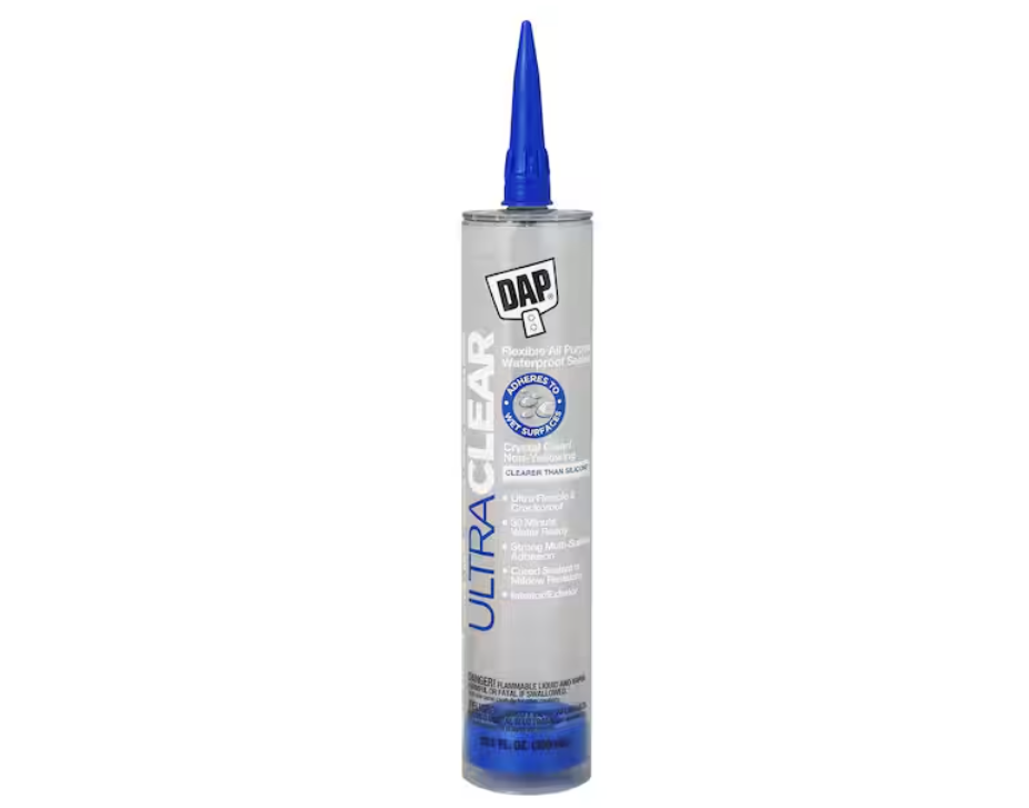 DAP 10.1 oz. Ultra Clear All Purpose Waterproof Sealant