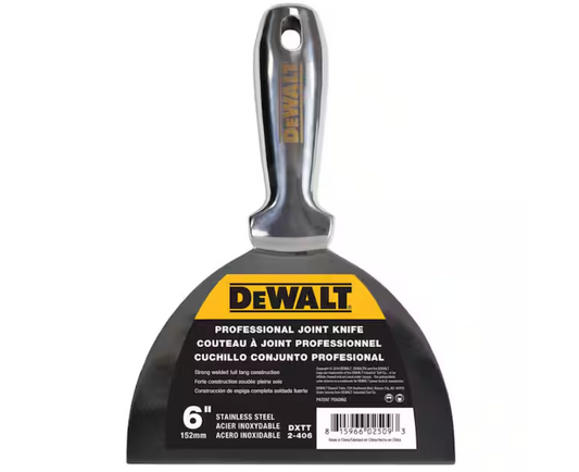 DEWALT 6 in. Welded Stainless Steel Joint Knife