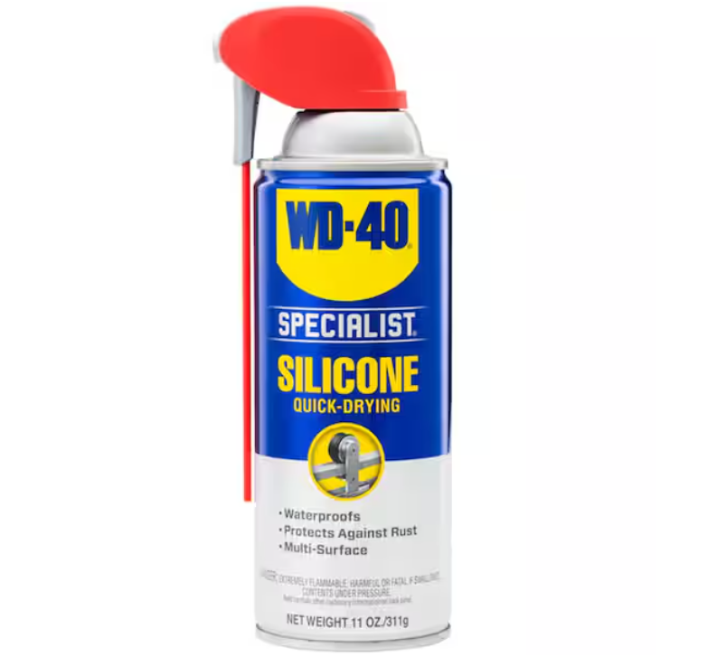 WD-40 SPECIALIST 11 oz. Silicone, Quick-Drying Lubricant with Smart Straw Spray