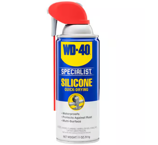 WD-40 SPECIALIST 11 oz. Silicone, Quick-Drying Lubricant with Smart Straw Spray