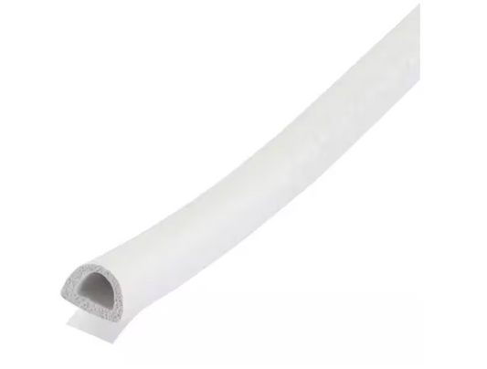 M-D Building Products 1/4 in. x 5/16 in. x 17 in. White Premium Rubber Window Seal for Medium Gaps