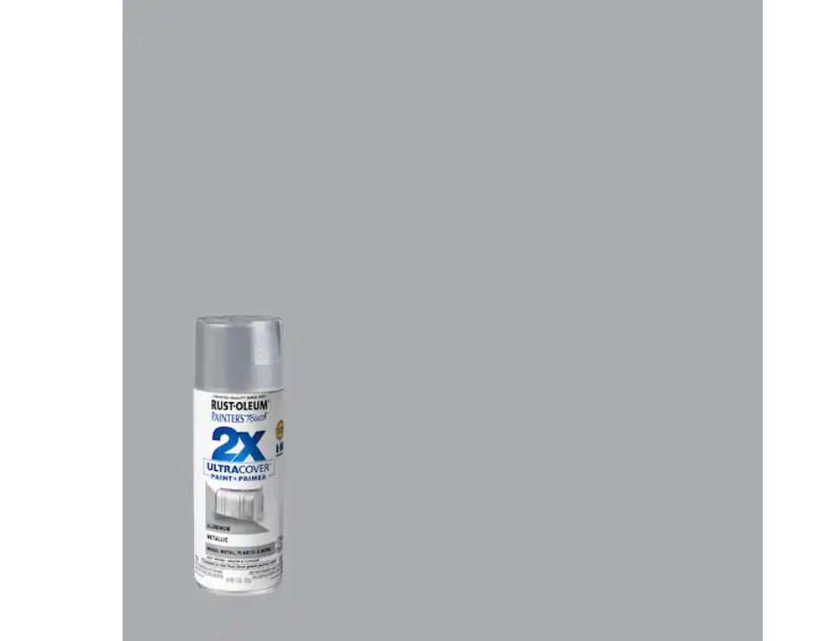 Rust-Oleum Painter's Touch 2X 11 oz. Gloss Aluminum General Purpose Spray Paint