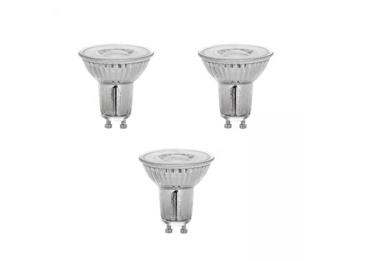 Feit Electric 75-Watt Equivalent MR16 GU10 Dimmable Recessed Track Lighting 90 Plus CRI Flood LED Light Bulb, Bright White (3-Pack)