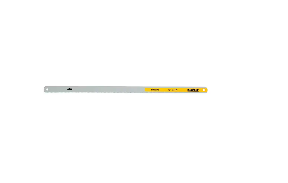 DEWALT 12 in. 24-TPI Bi-Metal Hacksaw Blade (2-Pack)
