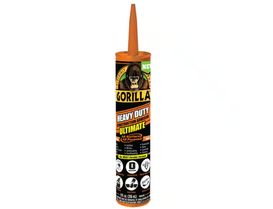 Gorilla 9 oz. Heavy Duty Construction Adhesive Ultimate
