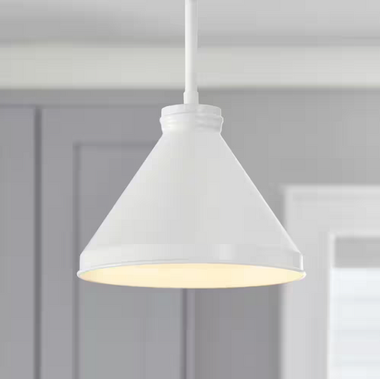 Commercial Electric 20 in. Low Profile LED Flush Mount Round Ceiling Light 2400 Lumens 3000K 4000K 5000K Dimmable Bedroom Lighting
