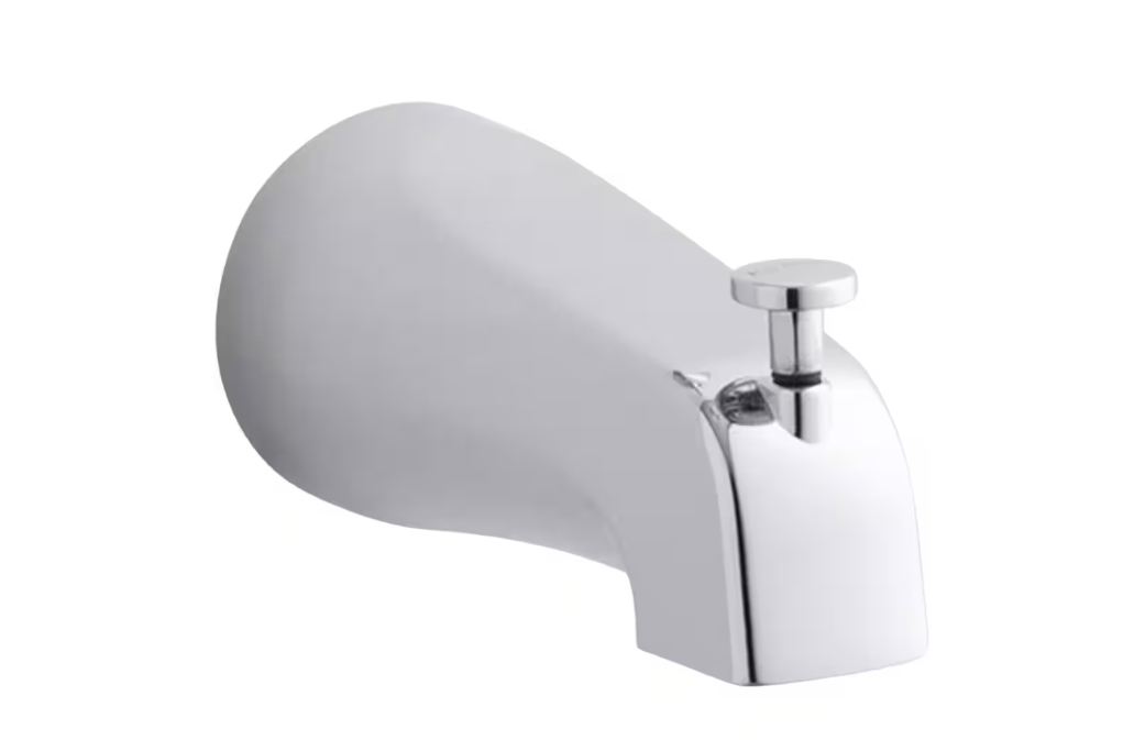 KOHLER Diverter Bath Spout Universal Connection in Polished Chrome