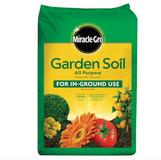 Miracle-Gro In-Ground Use 0.75 Cubic feet All-purpose Garden soil