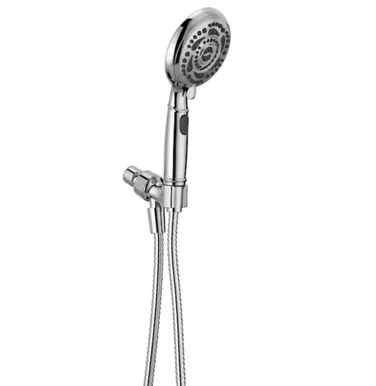 Delta 7-Spray Wall Mount Handheld Shower Head 1.8 GPM in Chrome